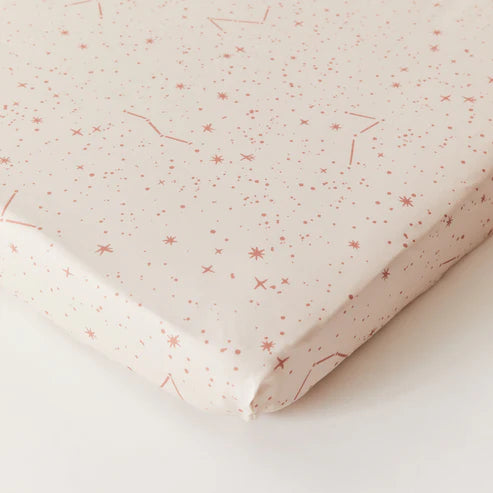 Kabode - Organic Cot Bed Fitted Sheet - Starscape