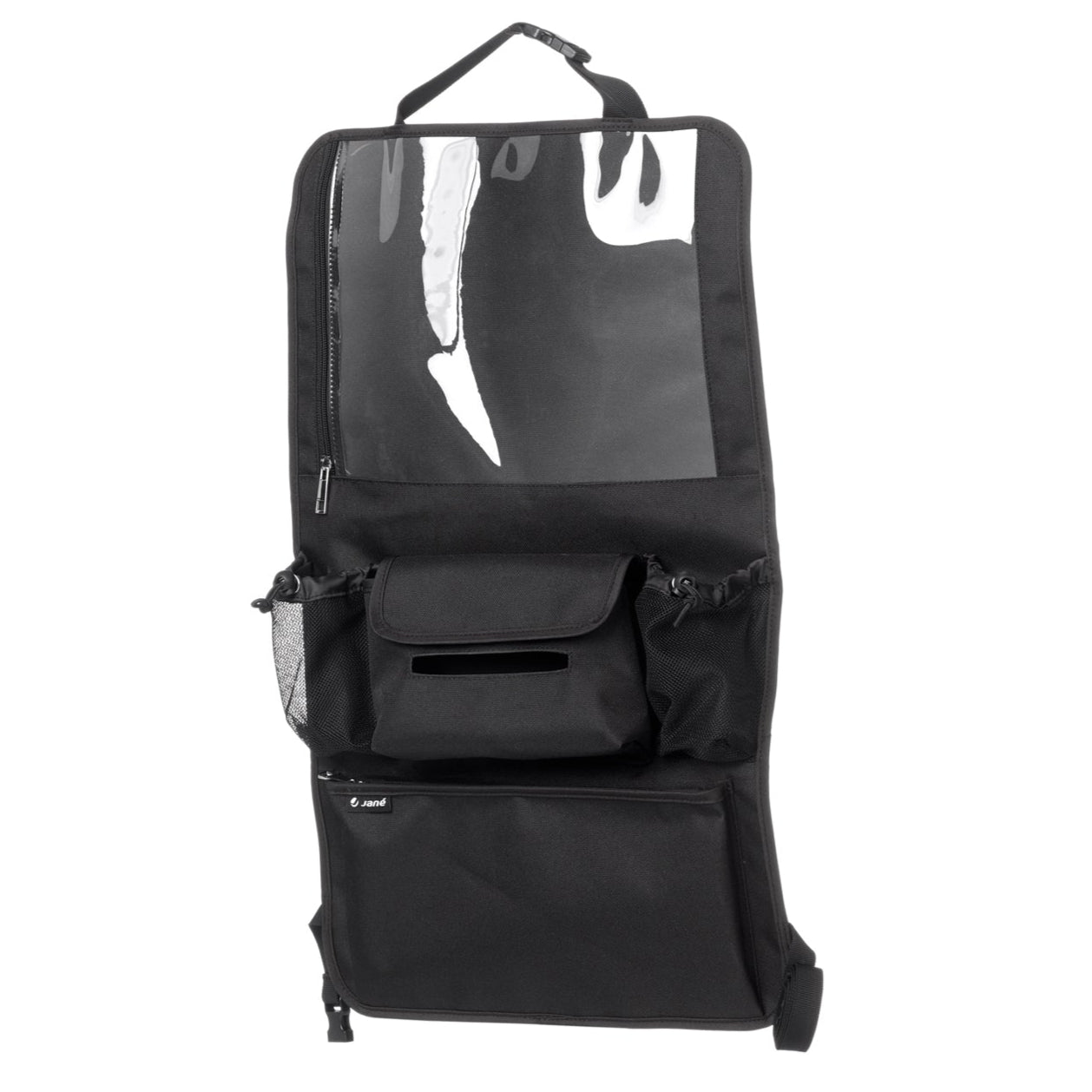 Car Seat Backrest Organiser with Tablet Holder & Multi-Pocket Storage