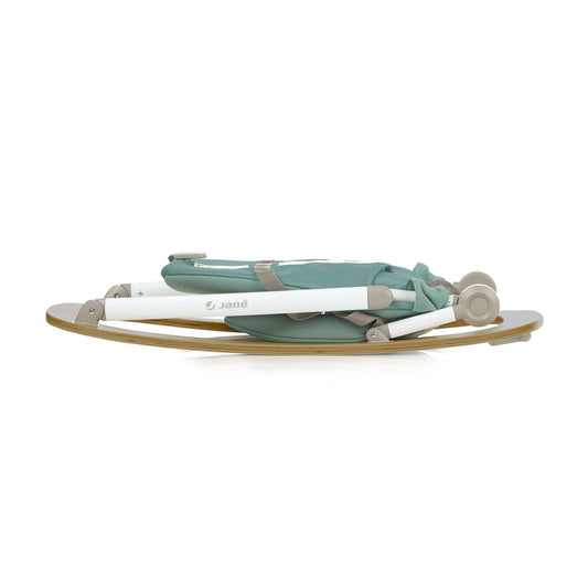 Jane Kalm Wooden Hammock – Natural Birch Rocker with Soft Padded Insert, Desert