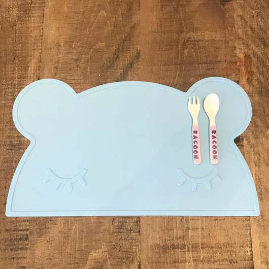 Belo And Me - Wipe Clean Placemat Brody Bear - Blue