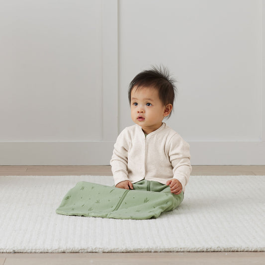 ergoPouch - Organic Long Sleeved Sleep Arm Warmers - Oatmeal 1.0 TOG