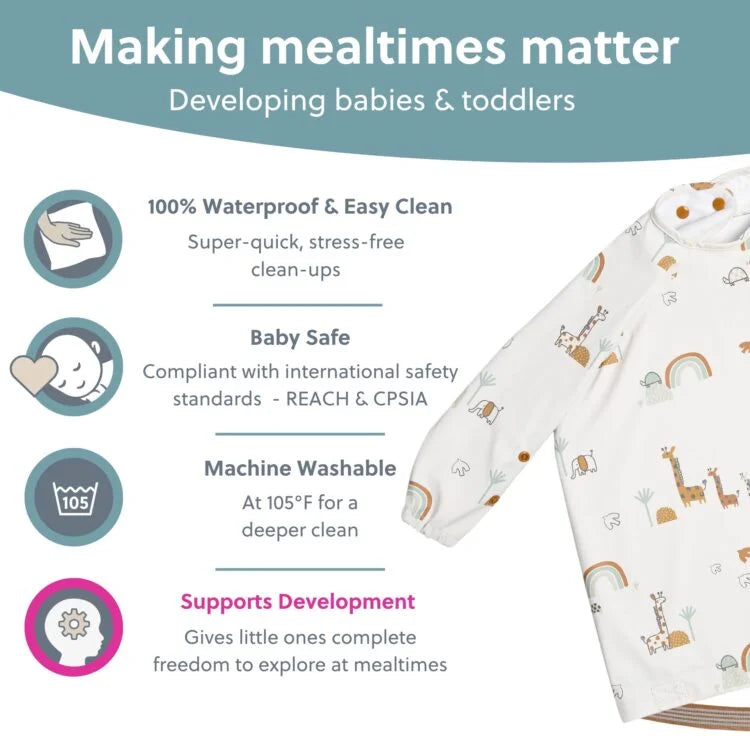 Bibado - Long Sleeve Coverall Weaning Bib