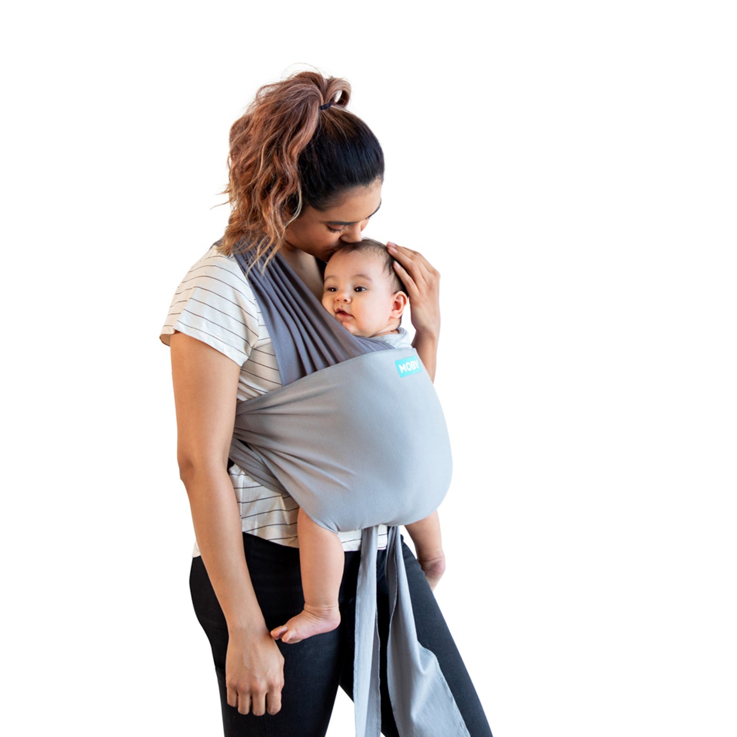 MOBY - Easy Wrap Carrier - Smoked Pearl