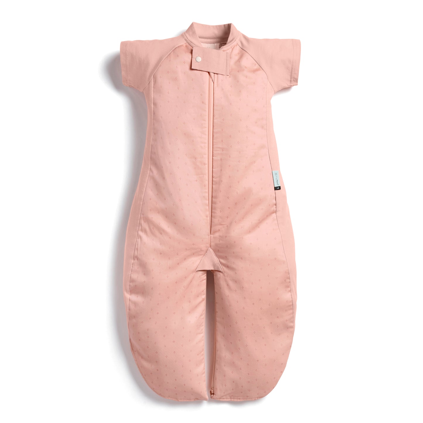 ergoPouch - Organic All Year Short Sleeved 2 in 1 Sleeping Suit Bag - Berries 1.0 TOG 4-6 Year