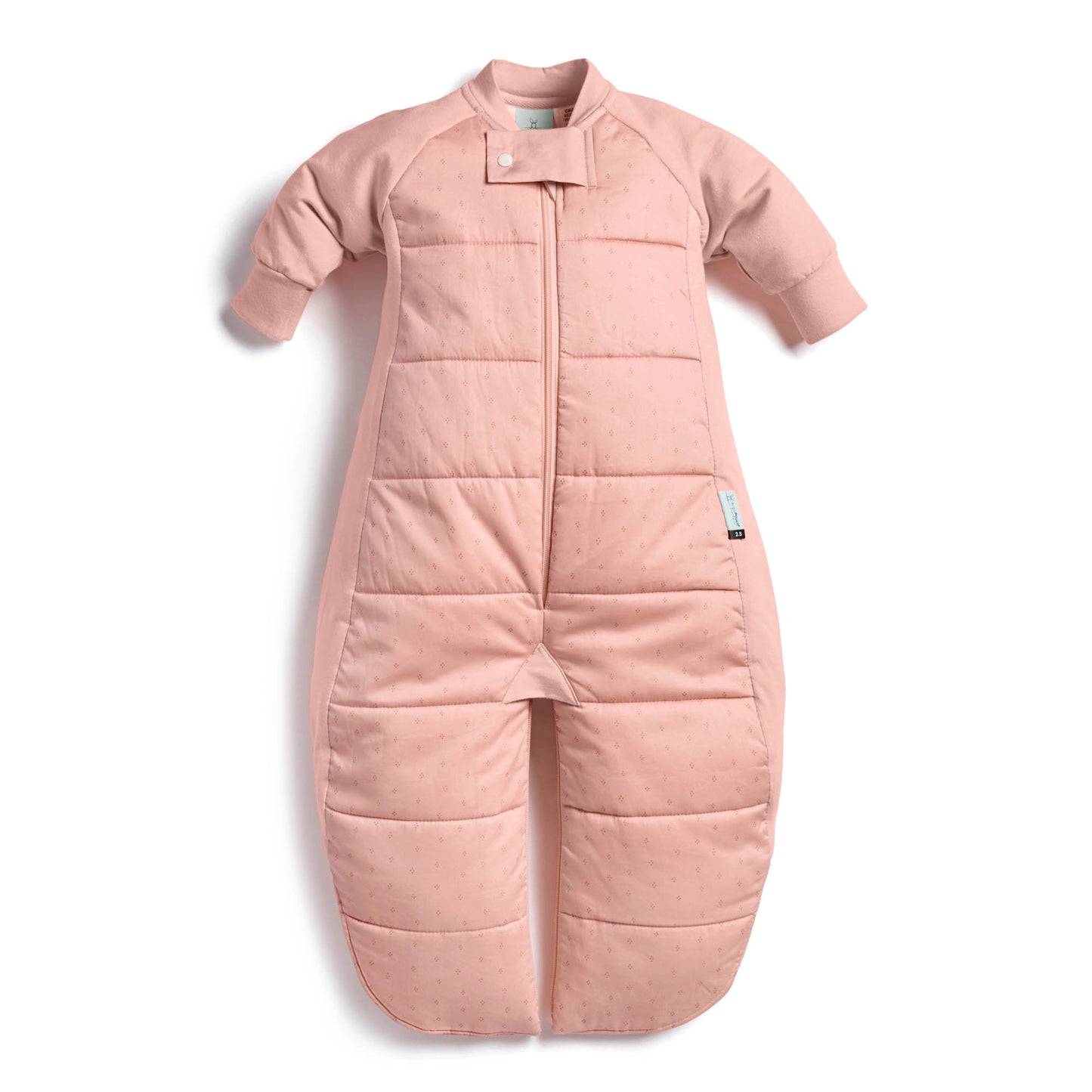 ergoPouch - Organic Winter Long Sleeved 2 in 1 Sleeping Suit Bag - Berries 2.5 TOG 4-6 Year