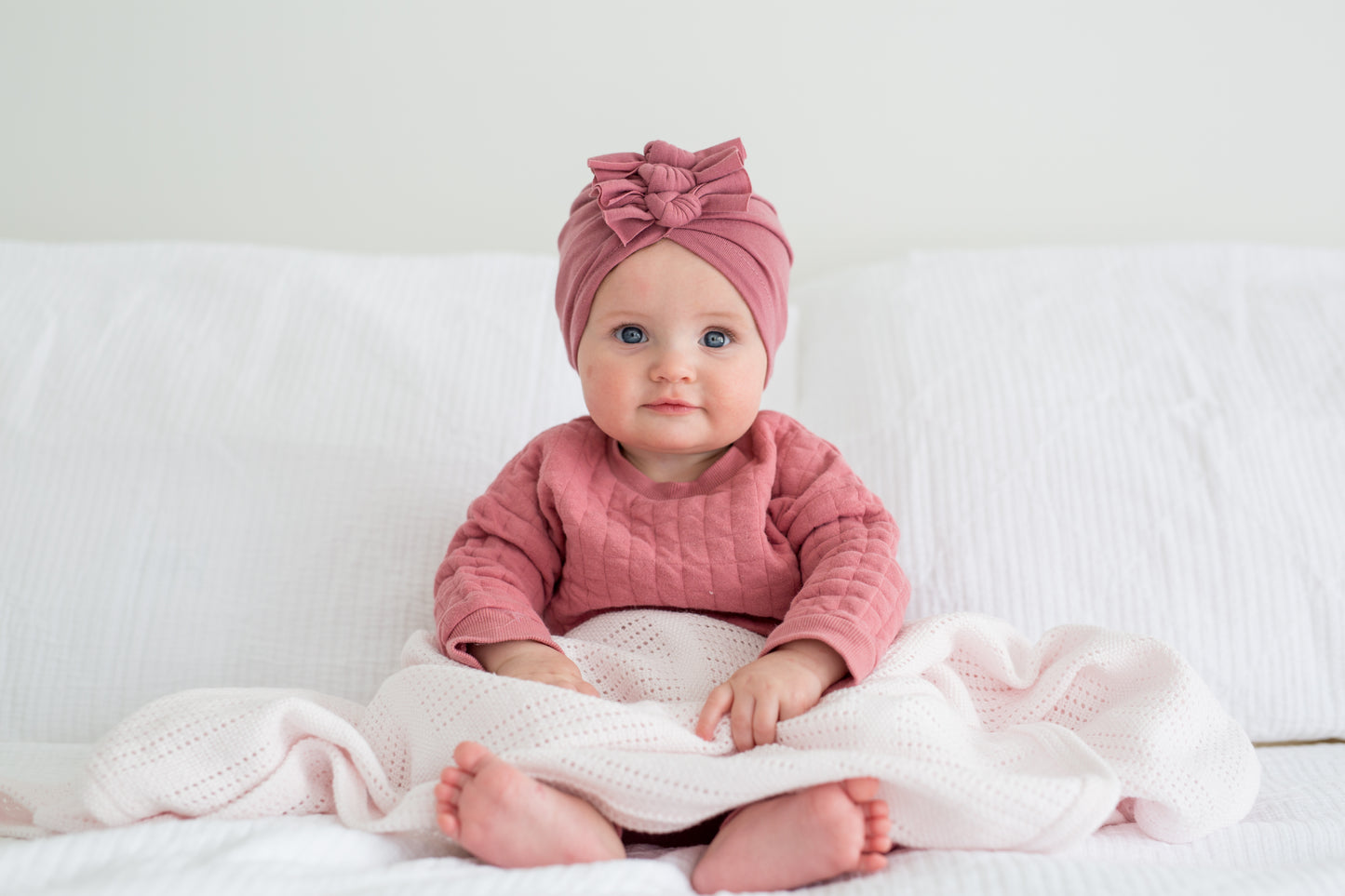 Lulujo - Cellular Blanket - Pink