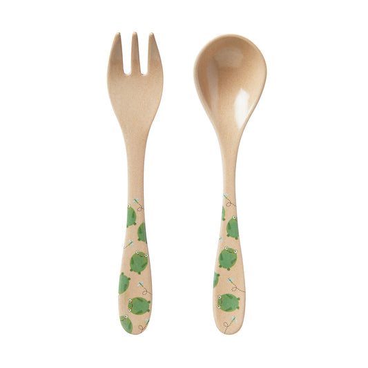 Nuby - Rice Husk Fork & Spoon