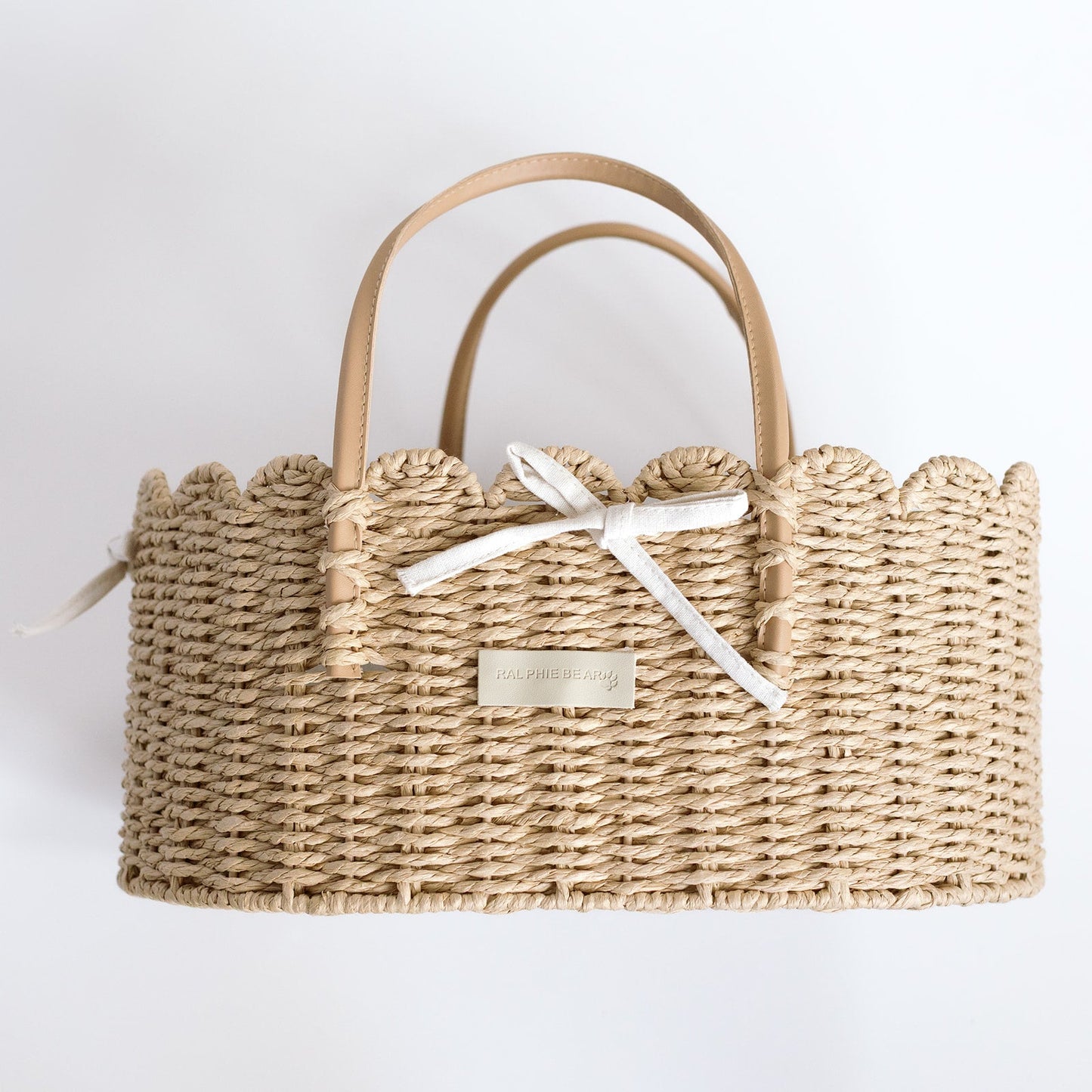 Ralphie Bear - Scallop Edge Nappy Caddy Basket
