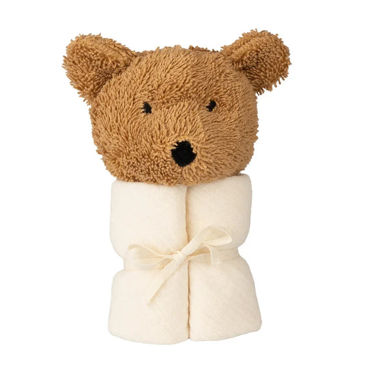 ALMA - Organic Muslin Comforter - Teddy - Caramel Brown