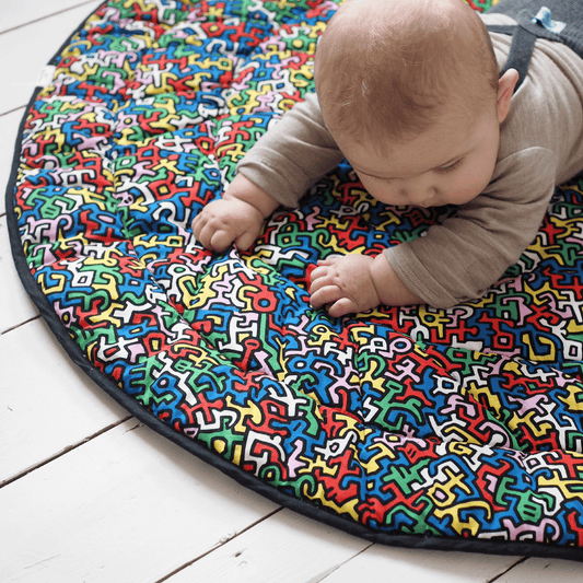 ETTA LOVES x KEITH HARING PLAYMAT- reversible - birth to 12 months