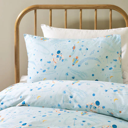 Kabode - Organic Single Bed Bedding Set - Space