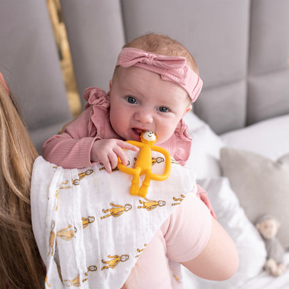 Matchstick Monkey - Gift Set Animal Teether & Muslin Lion