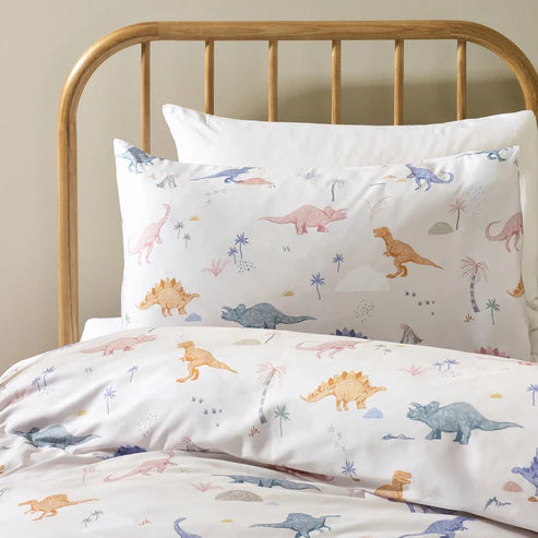 Kabode - Organic Single Bed Bedding Set - Dino