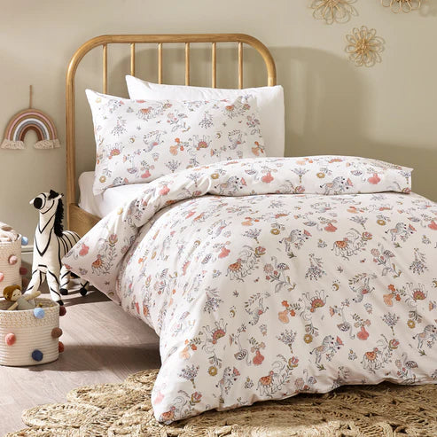 Kabode - Organic Single Bed Bedding Set - Boho