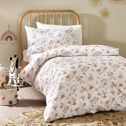 Kabode - Organic Single Bed Bedding Set - Boho