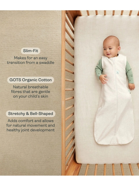 ergoPouch - Organic Winter Jersey Sleeping Bag - Elephant Parade 3.5 TOG
