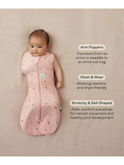 ergoPouch - Organic All Year Cocoon Swaddle Sleeping Bag - Sage 1.0 TOG