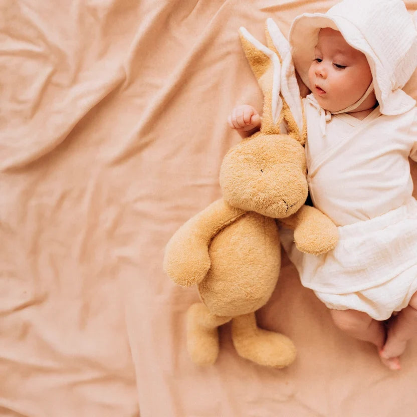 ALMA - Organic Soft Toy - Bunny - Large - Amber Brown