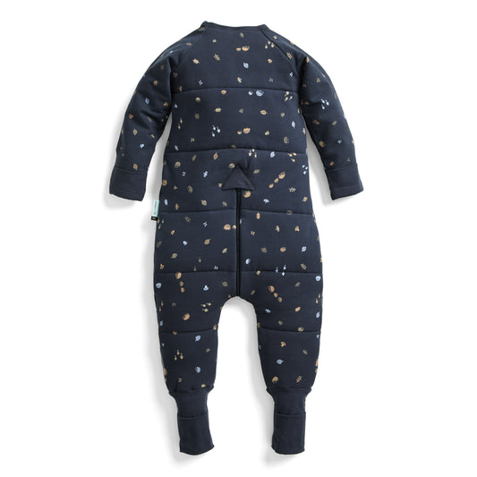 ergoPouch - Organic Winter Long Sleeved Sleep Onesie - Hedgehog 2.5 TOG