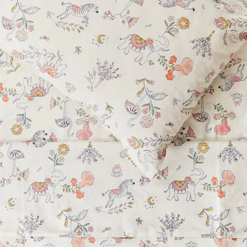Kabode - Organic Cot Bed Bedding Set - Boho