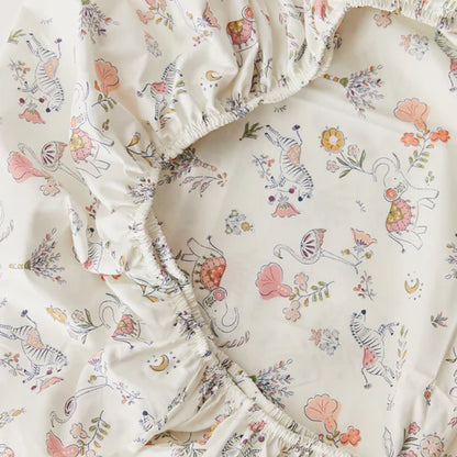 Kabode - Organic Cot Fitted Sheet - Boho