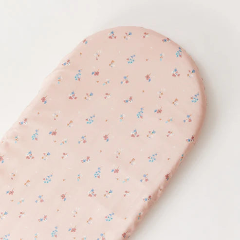 Kabode - Organic Moses Basket Fitted Sheet - Blossom