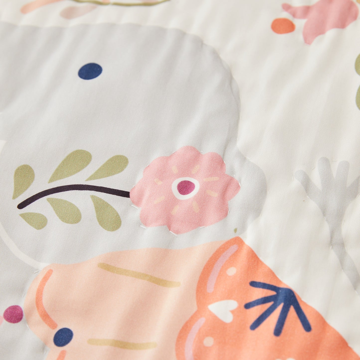 Kabode - Organic Cot Bed Quilt - Pink Boho