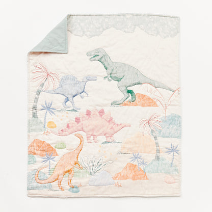 Kabode - Organic Cot Bed Quilt - Dino