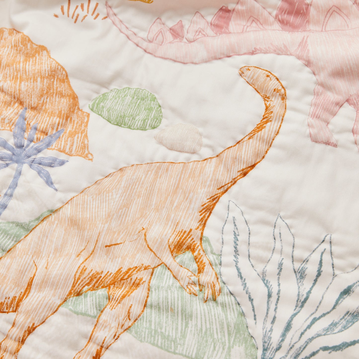 Kabode - Organic Cot Bed Quilt - Dino
