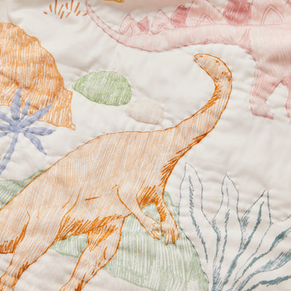 Kabode - Organic Cot Bed Quilt - Dino
