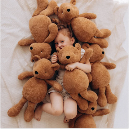 ALMA - Organic Soft Toy - Teddy - Large - Caramel Brown