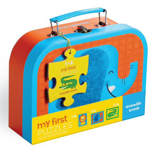 Crocodile Creek - My First Puzzle Case Jungle Toddler Puzzle