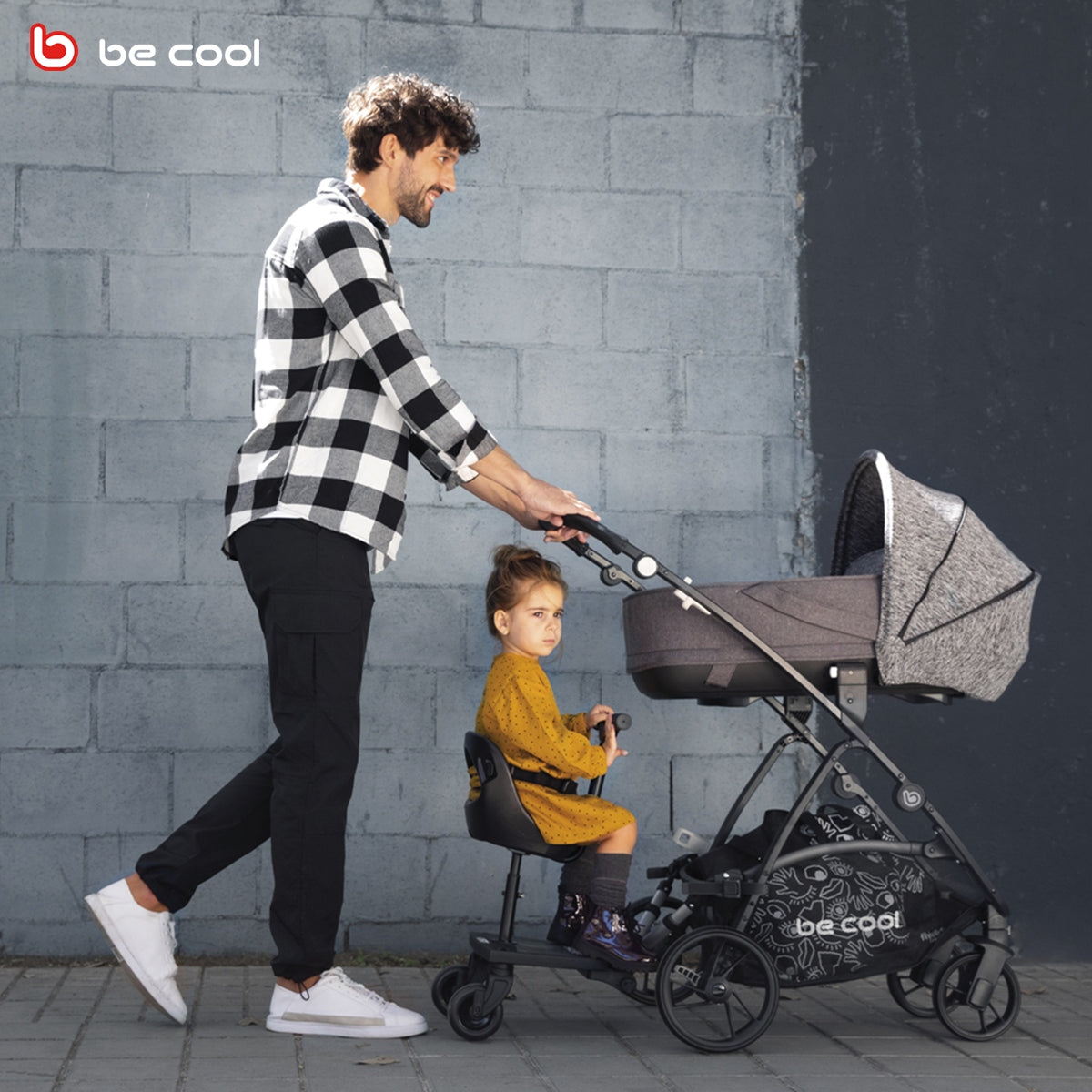 Be Cool Skate + Seat, Universal Rider platform