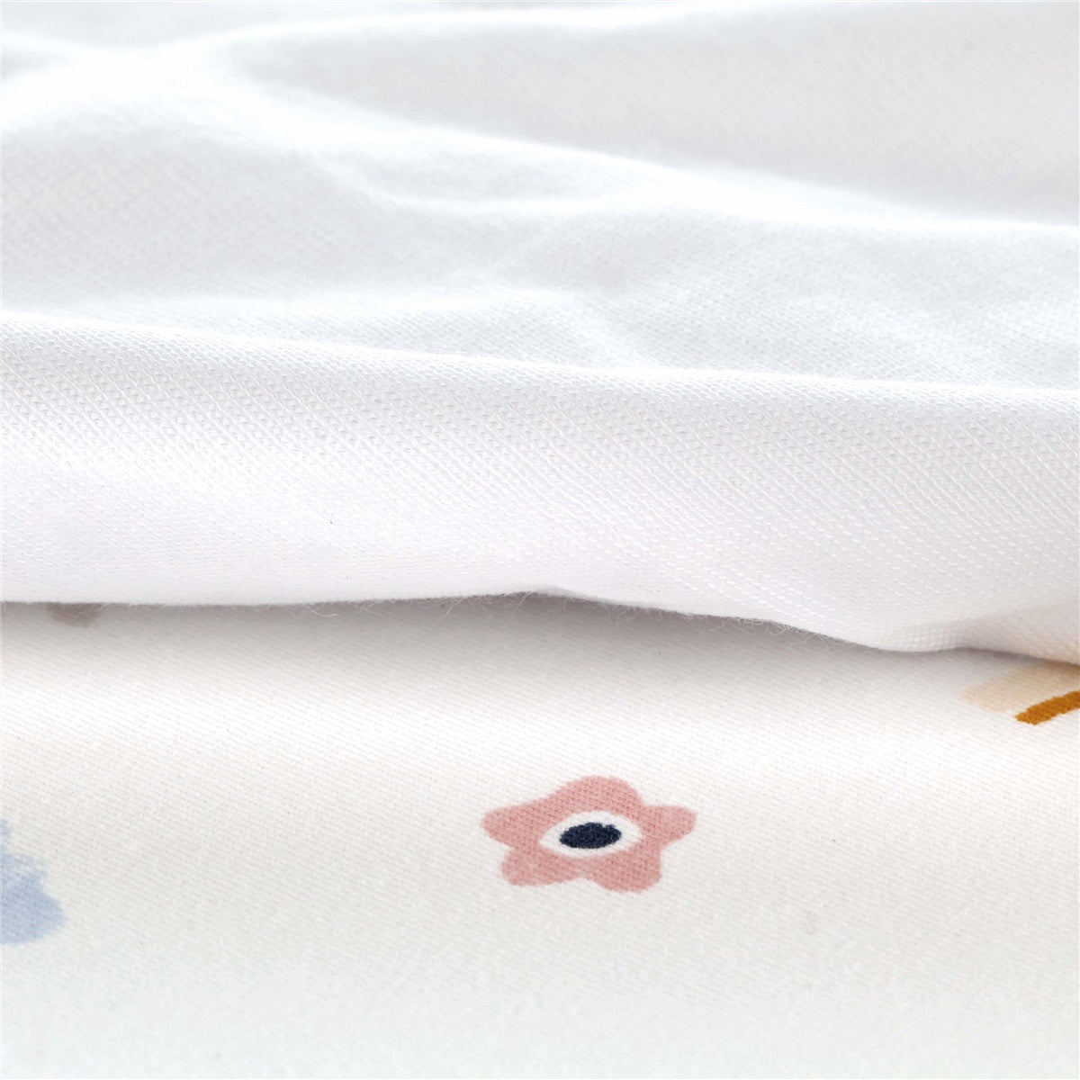 Jane Nature Cot Mattress Cover – 2-in-1 Fitted Sheet &amp; Waterproof Mattress Protector