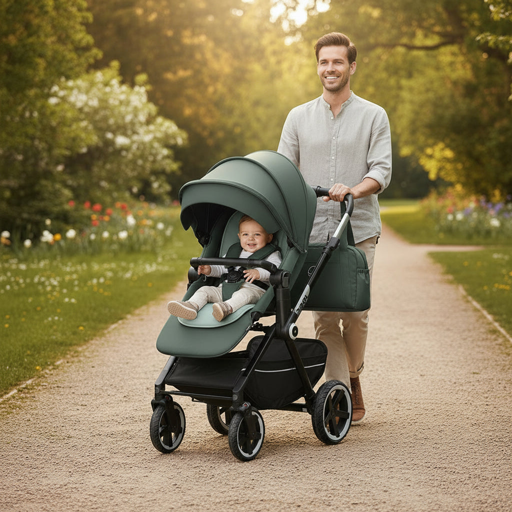 Jane Crosslight-3 + Sweet + Koos iSize, 10 Piece Travel System Bundle
