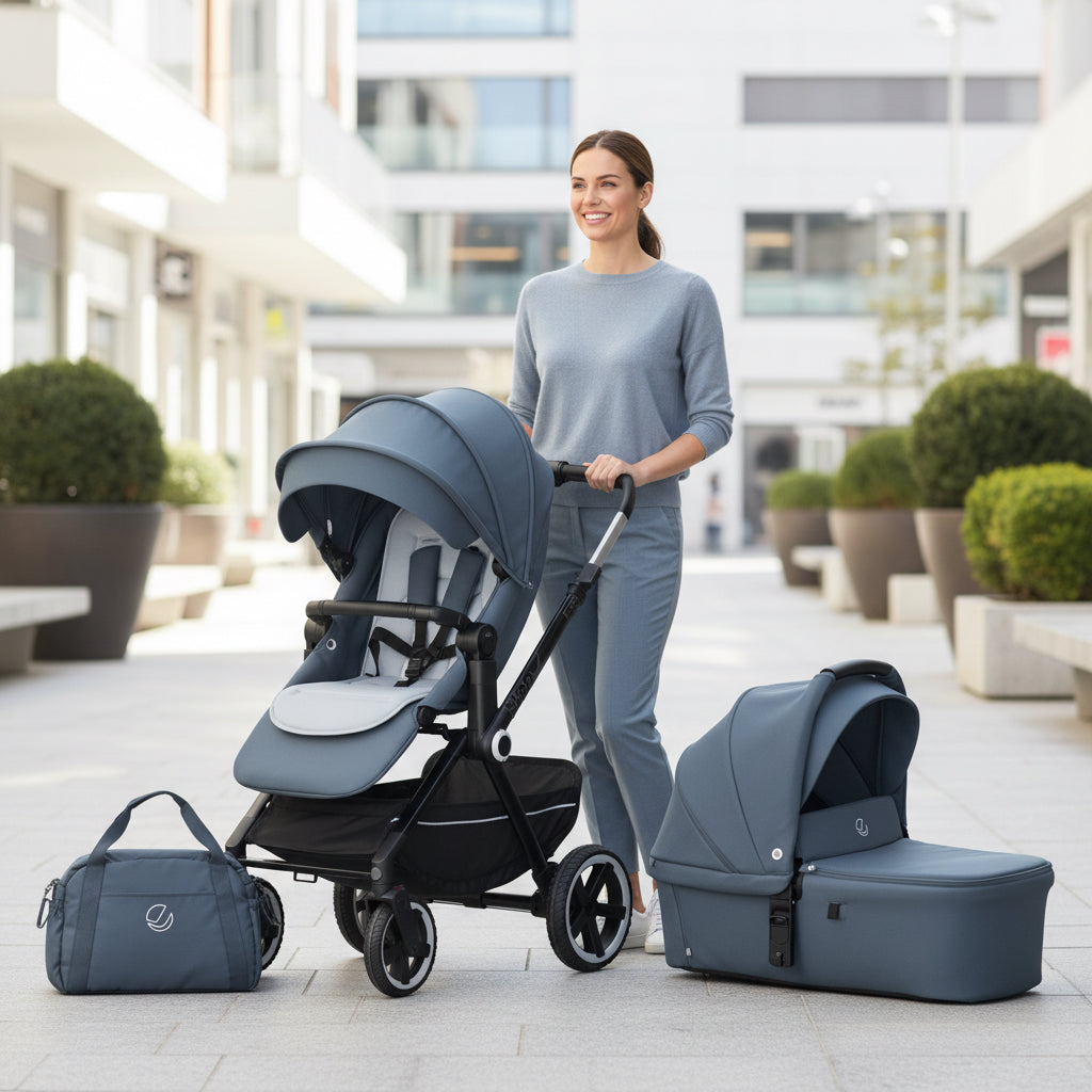 Jane Crosslight-3 + Sweet + Koos iSize, 10 Piece Travel System Bundle