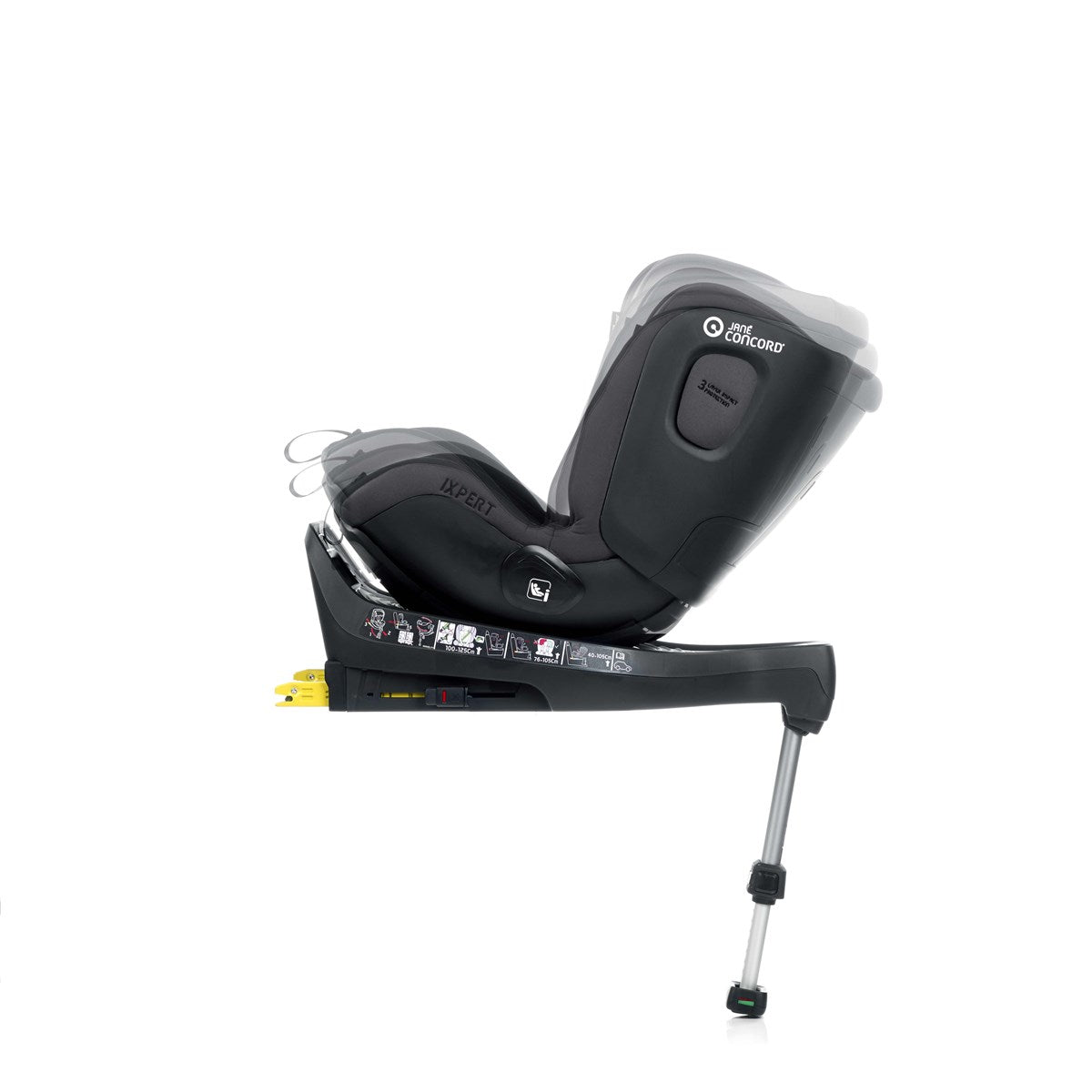 Jane iXpert 360° Swivel i-Size Car Seat 40-105cm, 0-4 Years
