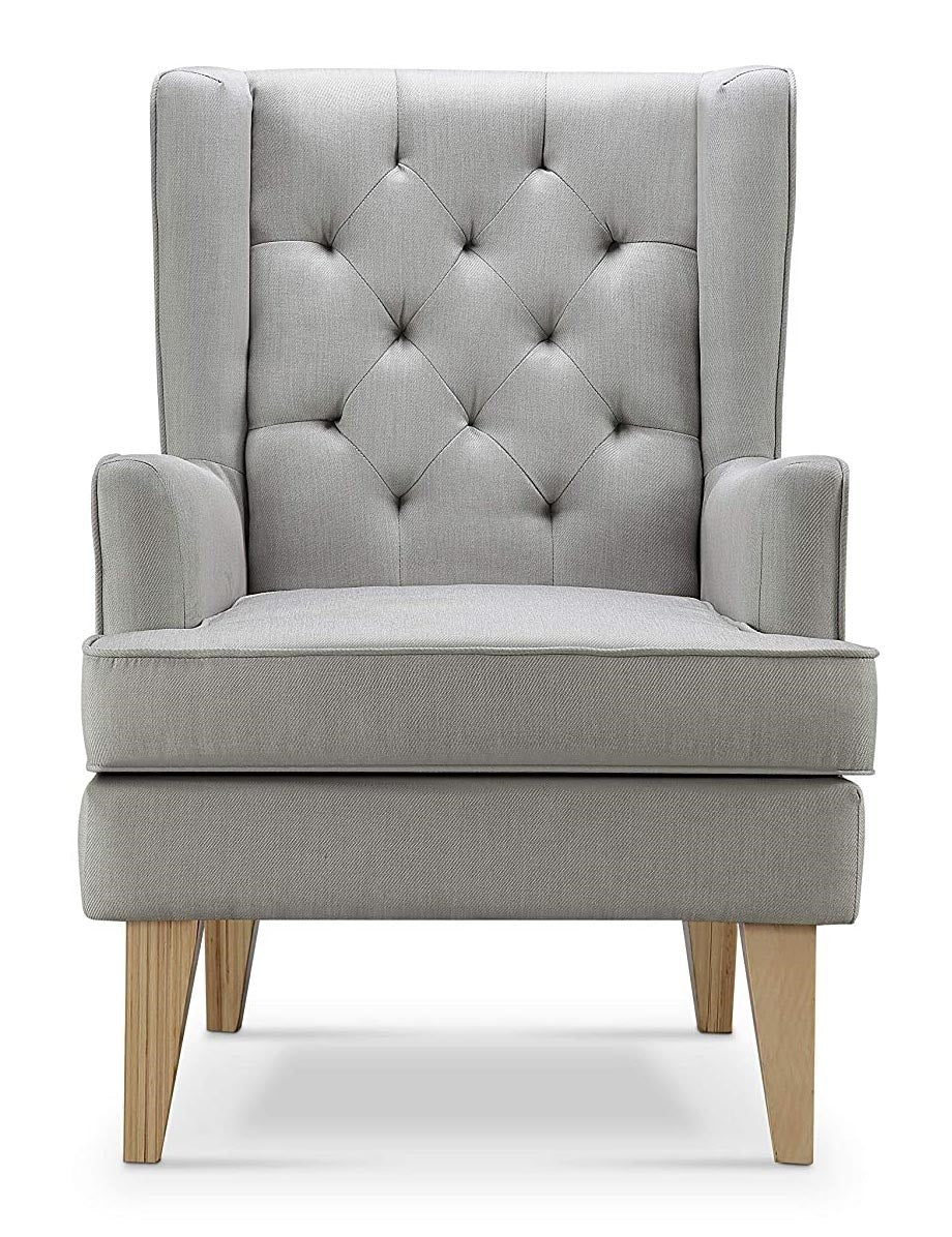 Johnston's Soothe Easy Deluxe Nursing Chair & Rocker with Foot Stool – Convertible Feeding Chair