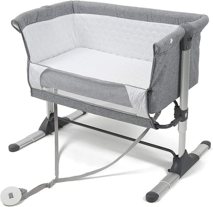 Johnston's Snuggle Cuddle Co-sleeper Beside Crib + Safety Mattress