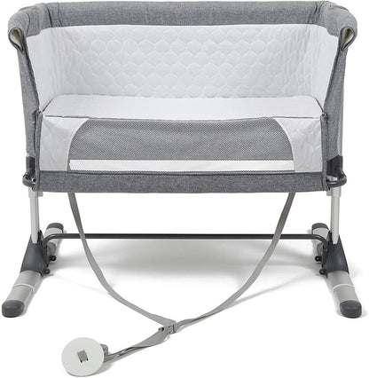 Johnston's Snuggle Cuddle Co-sleeper Beside Crib + Safety Mattress
