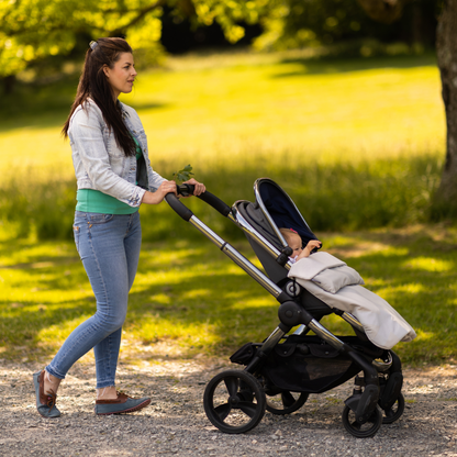 BlinkyWarm - Universal All Season Buggy Rain Cover / Footmuff - Silver