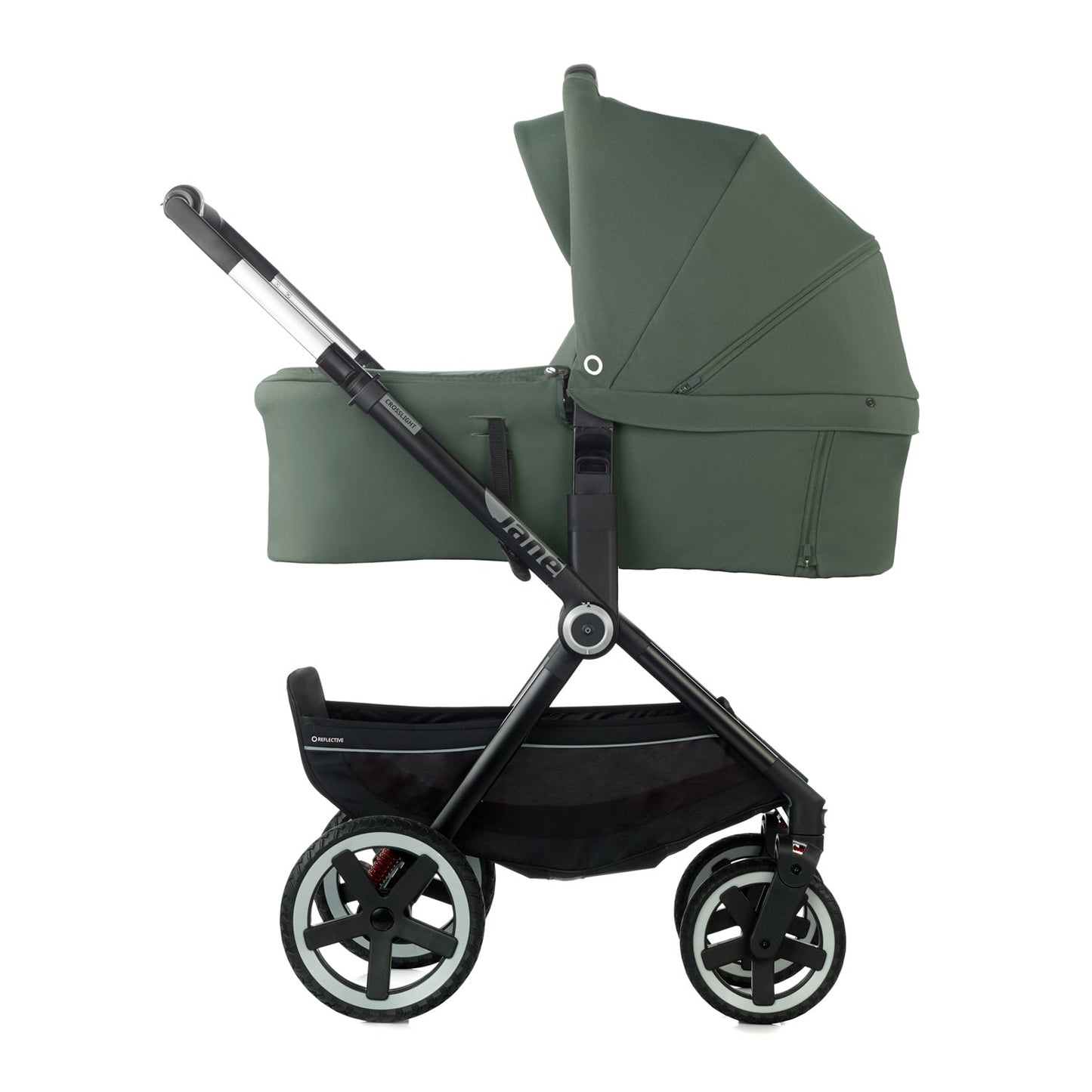 Jane Crosslight 3 + Kombibaby 360 Lie-Flat Car Seat Travel System