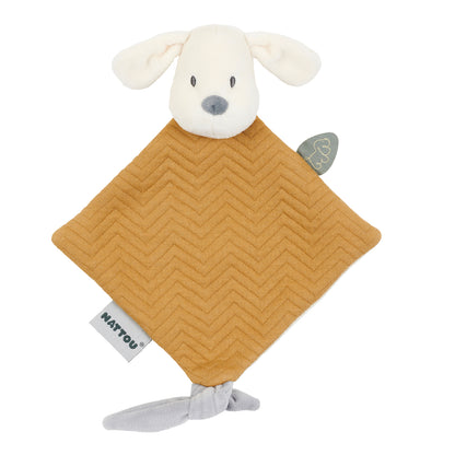 Nattou - Mini Doudou – Charlie Jacquard - Caramel