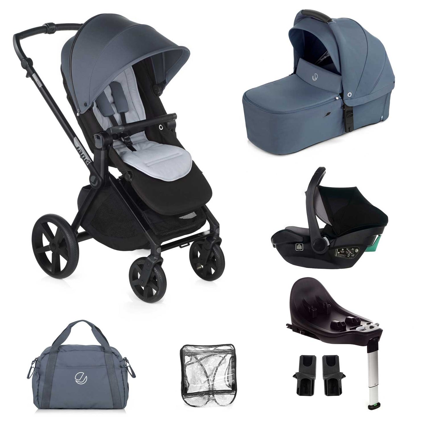 Jane Muum-4 Travel Carrier Car Seat Bundle