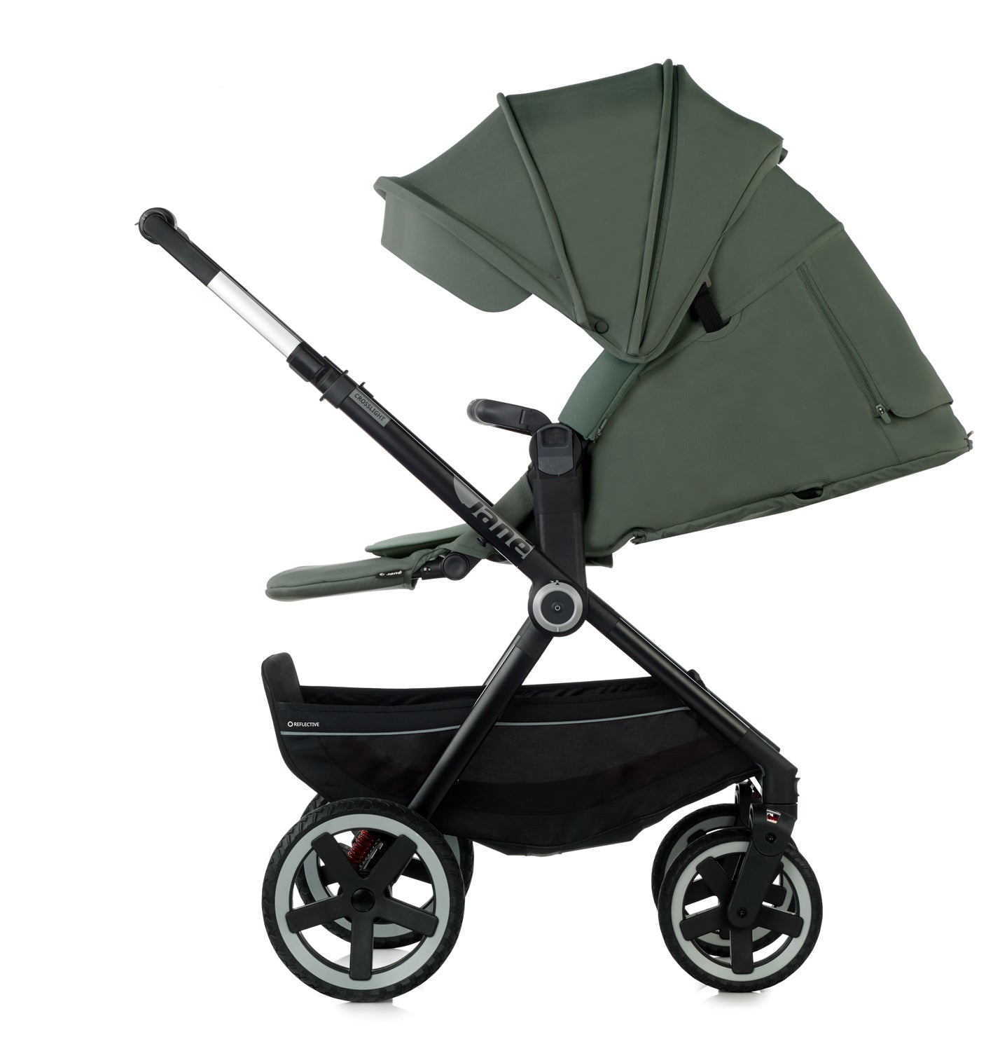 Jane Crosslight 3 + Kombibaby 360 Lie-Flat Car Seat Travel System