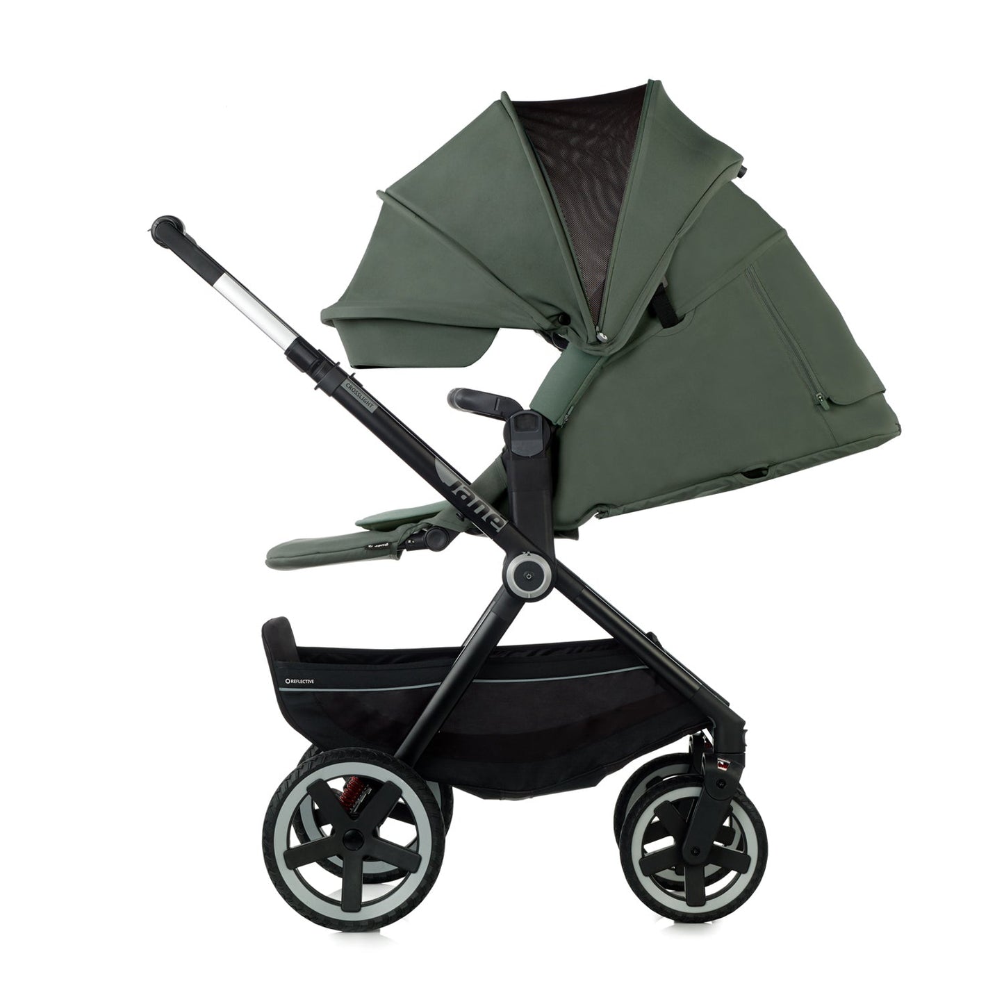 Jane Crosslight 3 + Kombibaby 360 Lie-Flat Car Seat Travel System