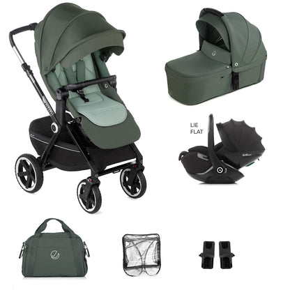 Jane Crosslight 3 + Kombibaby 360 Lie-Flat Car Seat Travel System