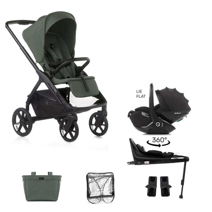 Jane Keep Pushchair + Kombibaby Lie-Flat 360 Baby i-Size Car Seat Bundle