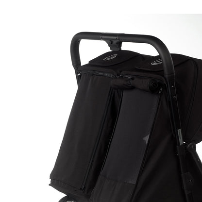 Twinside Twin Stroller + 1 Smart Carrycot, Coal