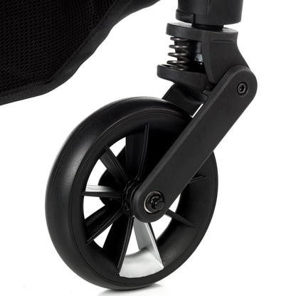 Twinside Twin Stroller + 2 Smart Carrycot, Coal